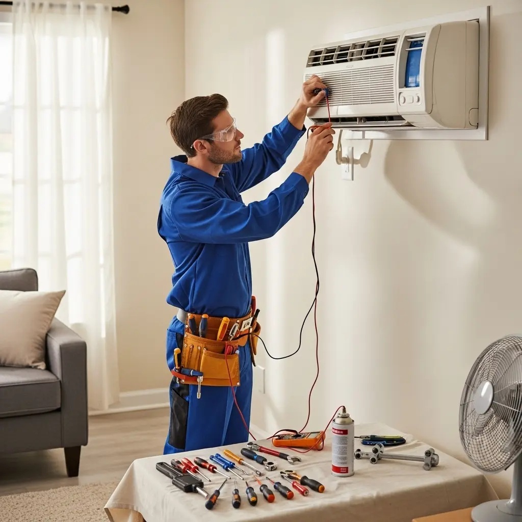 Karşıyaka Ariston Ariston klima gaz dolumu ve bakım – Enerji verimliliği artırıldı. - Teknik servis örneği